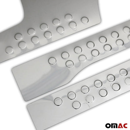 OMAC Door Sill Scuff Plate Scratch Protector for Citroen Berlingo 2008-2019 Steel 4x 5723094N