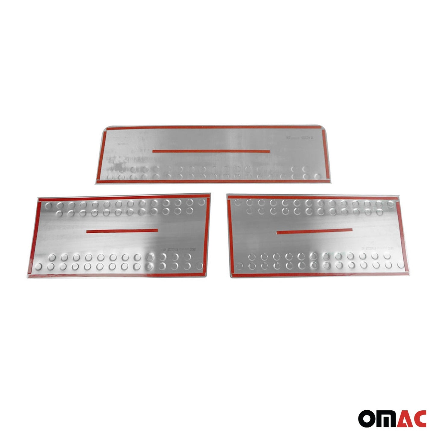 OMAC Door Sill Scuff Plate Scratch Protector for Dodge Sprinter 2003-2008 Steel 3x 4722091N