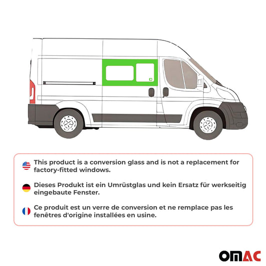 2014-2024 RAM ProMaster Sliding Window Glass Right Sliding Door L2 L3 L4