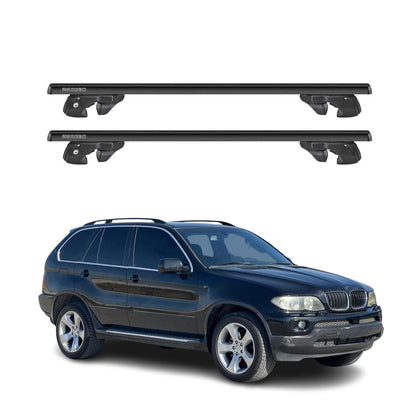 2000-2006 BMW X5 E53 Roof Rack Cross Bars Black