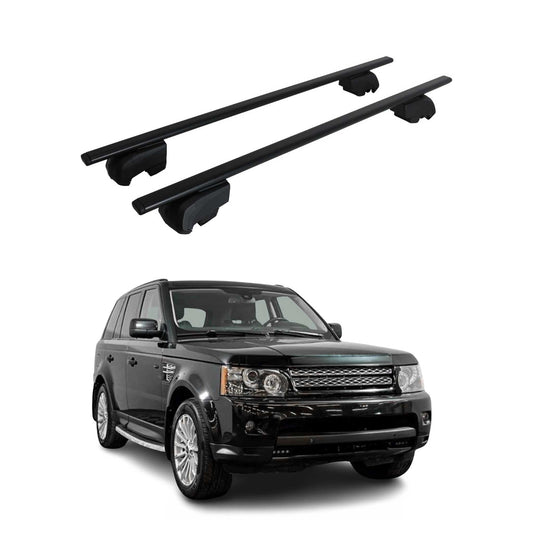 2006-2009 Land Rover Range Rover Sport Roof Rack Cross Bars Black