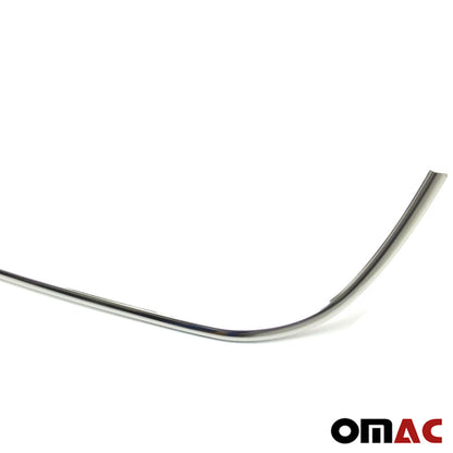 OMAC Front Bumper Grill Trim Molding for VW Amarok 2010-2016 Steel Silver 1 Pc 7535085