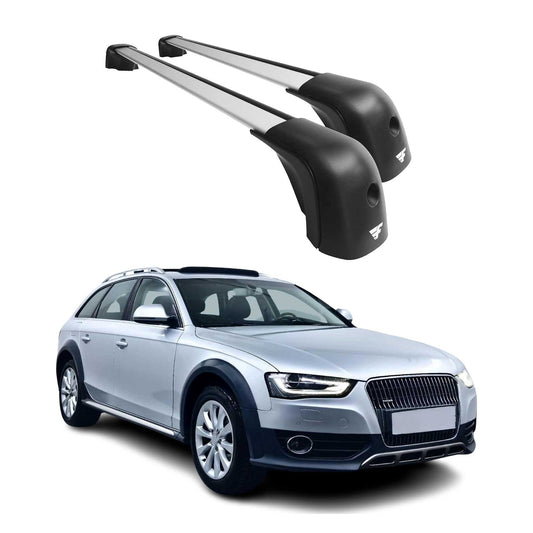 2013-2016 Audi A4 allroad Roof Racks Cross Bars Silver