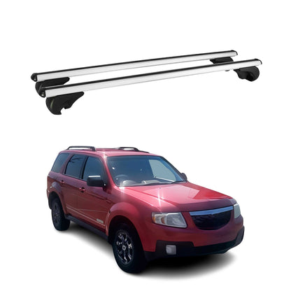 2008-2011 Mazda Tribute Roof Rack Cross Bars Silver