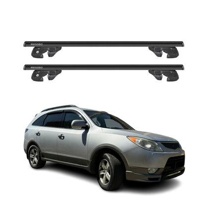 2007-2012 Hyundai Veracruz Roof Rack Cross Bars Black