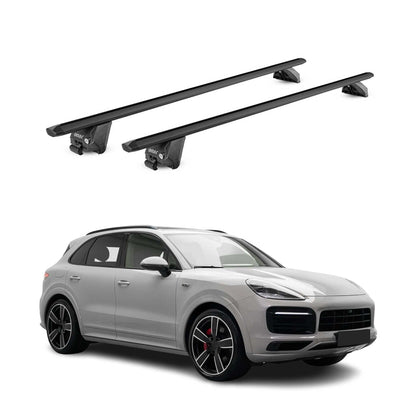 2019-2025 Porsche Cayenne Roof Rack Cross Bars Black