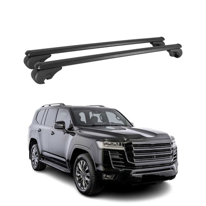 2022-2024 Toyota Land Cruiser Roof Rack Cross Bars Black
