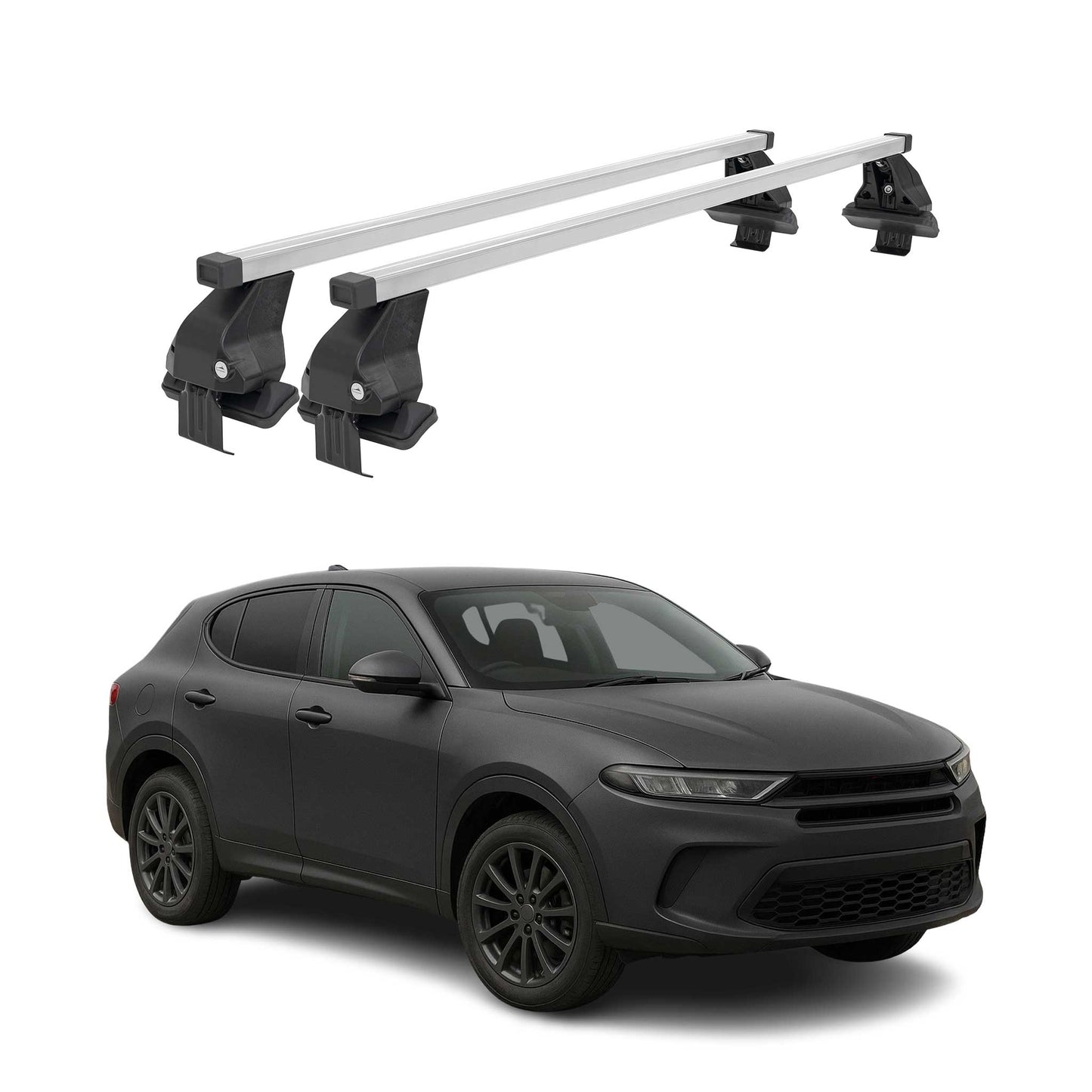 2023-2024 Dodge Hornet Roof Rack Cross Bars Silver