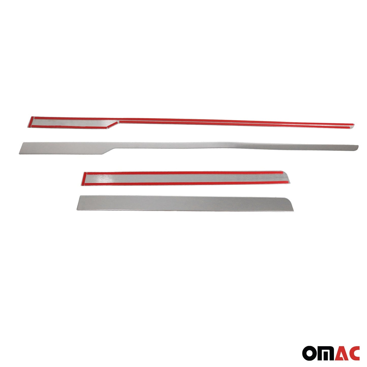 OMAC Side Door Molding Trim for Hyundai Tucson 2022-2024 Steel Silver 4x 3255131