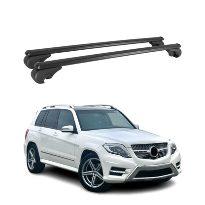 2009-2015 Mercedes GLK Class X204 Roof Rack Cross Bars Black