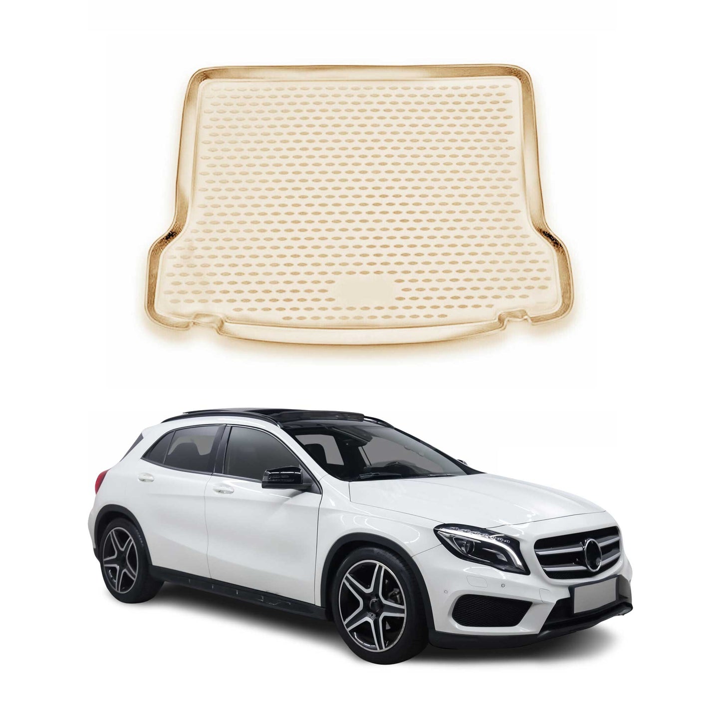 2015-2019 Mercedes GLA Class X156 GLA200 GLA250 Cargo Liner Trunk Mat All Weather Beige