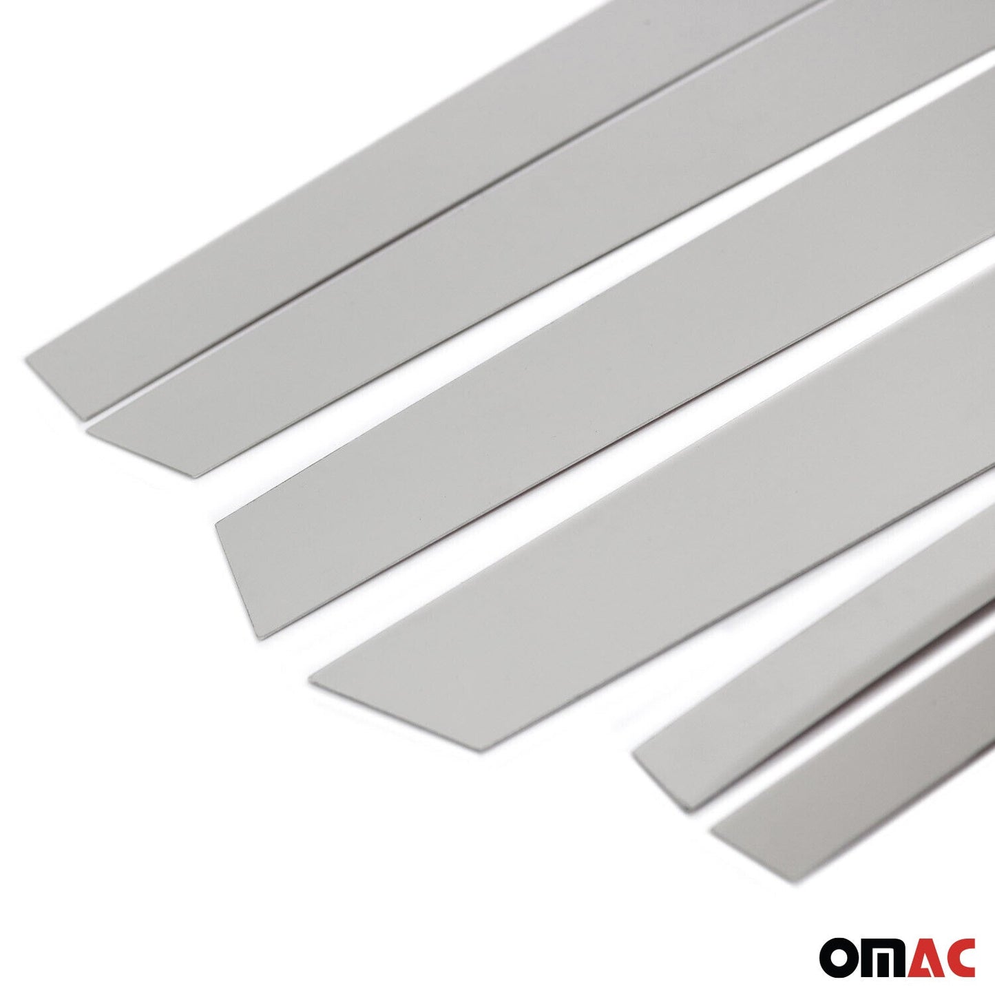 2016-2019 Mercedes GLC Class Coupe C253 Window B Pillar Posts Trim Stainless Steel 6x