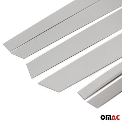 2016-2019 Mercedes GLC Class Coupe C253 Window B Pillar Posts Trim Stainless Steel 6x