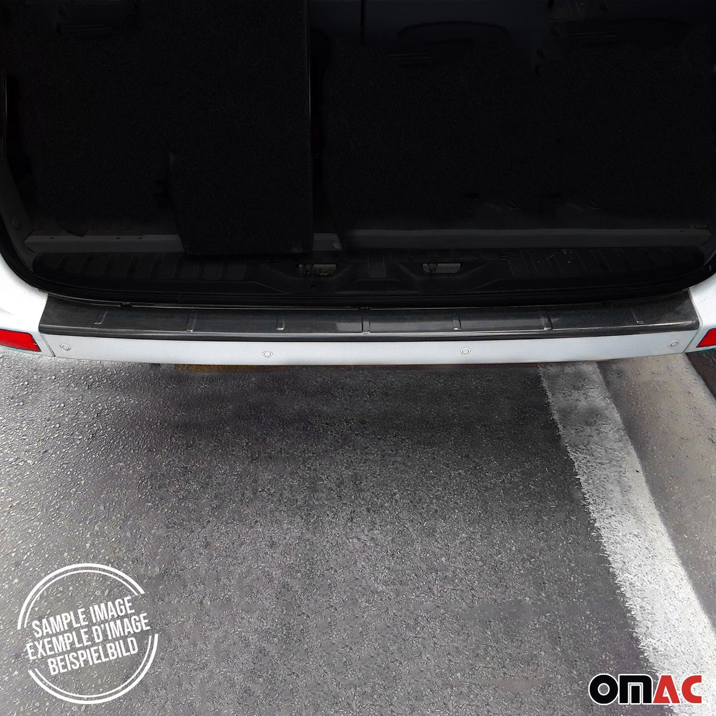 OMAC Rear Bumper Sill Cover Guard for Mercedes GLC Class X253 2016-2022 Smoke OMAC4746093GPT