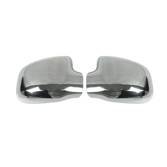 OMAC Side Mirror Cover Caps Fits Renault Duster 2012-2017 Steel Silver 2 Pcs 2004111
