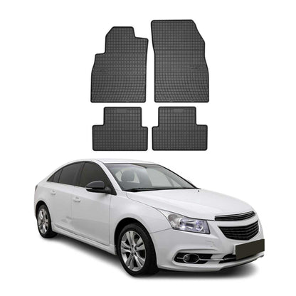 2011-2015 Chevrolet Cruze Floor Mats Liners Full Set All Weather Rubber