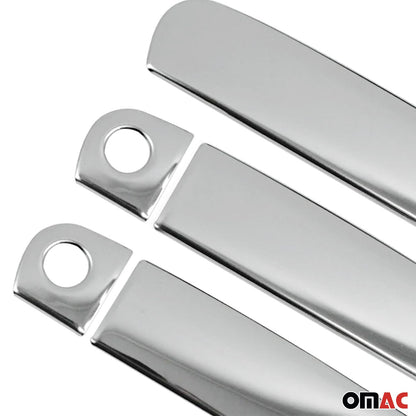 OMAC Car Door Handle Cover Protector for Audi A3 2008-2011 Steel Chrome 5 Pcs 1103046