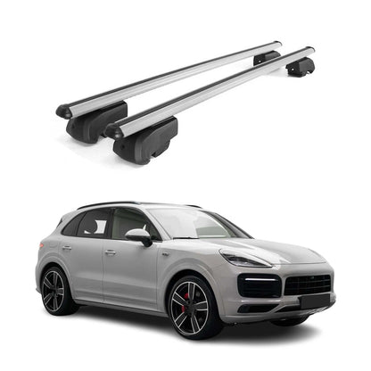 2019-2026 Porsche Cayenne Roof Rack Cross Bars Silver