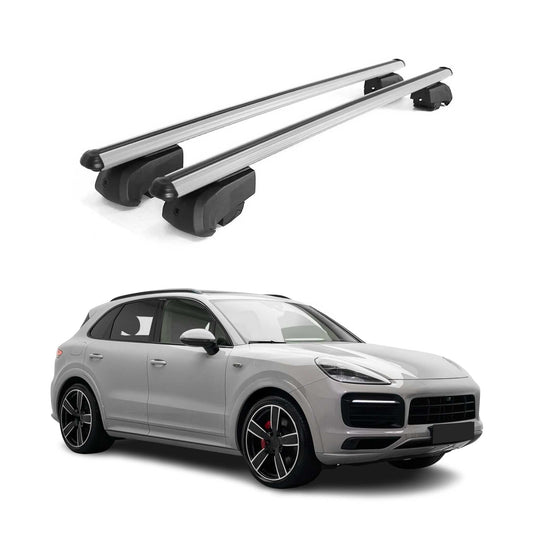 2019-2026 Porsche Cayenne Roof Rack Cross Bars Silver