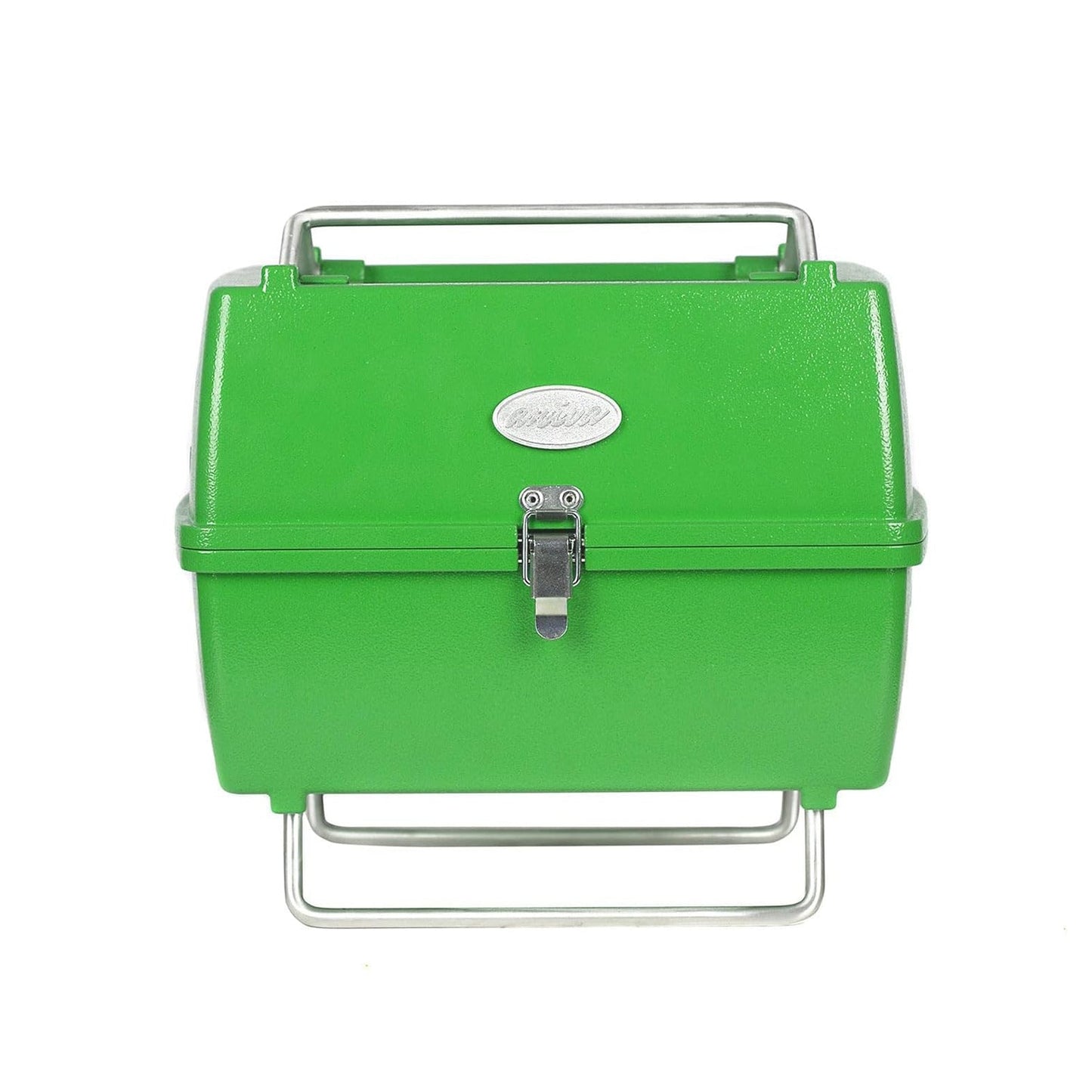 Green Portable Charcoal BBQ Grill Outdoor Camping 13 Pcs with Durable Bag SET