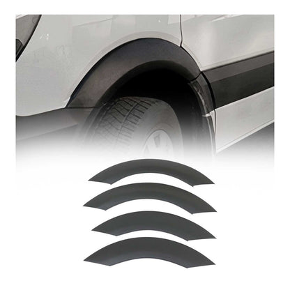 2014-2018 Mercedes Sprinter W906 Fender Flares Wheel Protector Black 4 Pcs