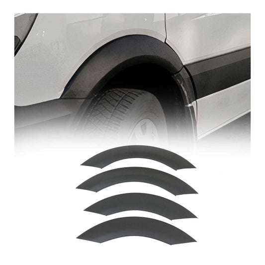 2014-2018 Mercedes Sprinter W906 Fender Flares Wheel Protector Black 4 Pcs