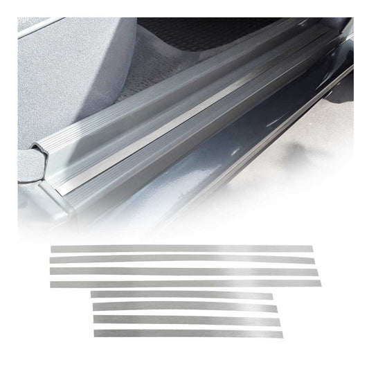 1995-2000 Mercedes C Class W202 Door Sill Scuff Plate Stainless Steel Brushed 8x