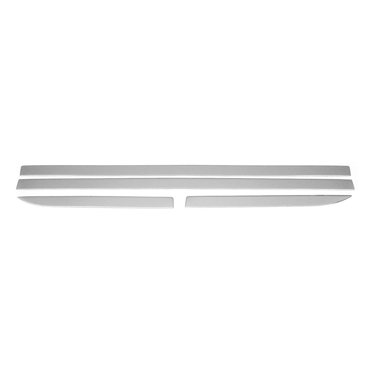 2016-2026 Volvo XC90 Side Door Molding Trim Skirt Garnish Stainless Steel Silver 4 Pcs