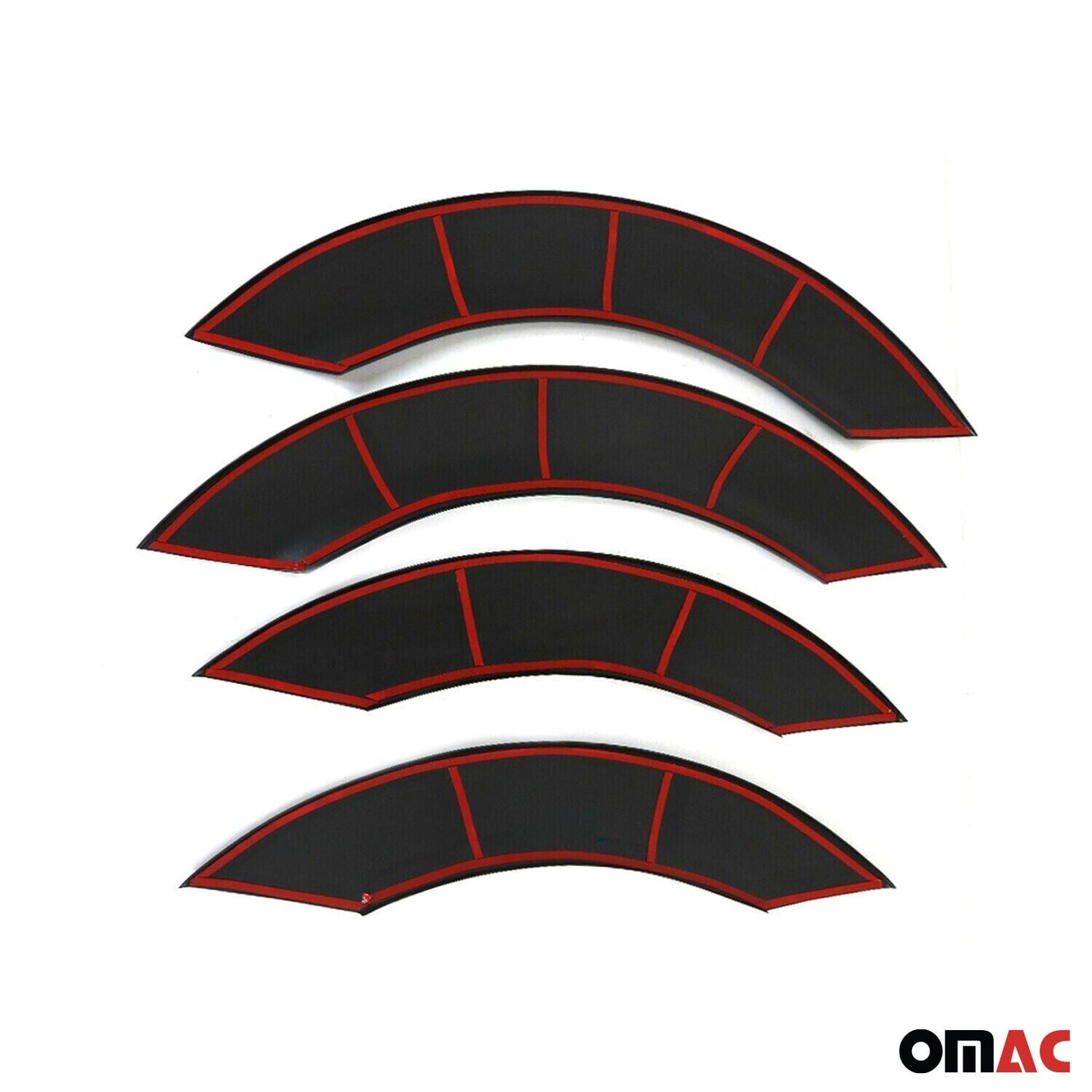 2019-2025 Mercedes Sprinter W907 910 Fender Flares Wheel Protector Black 4x