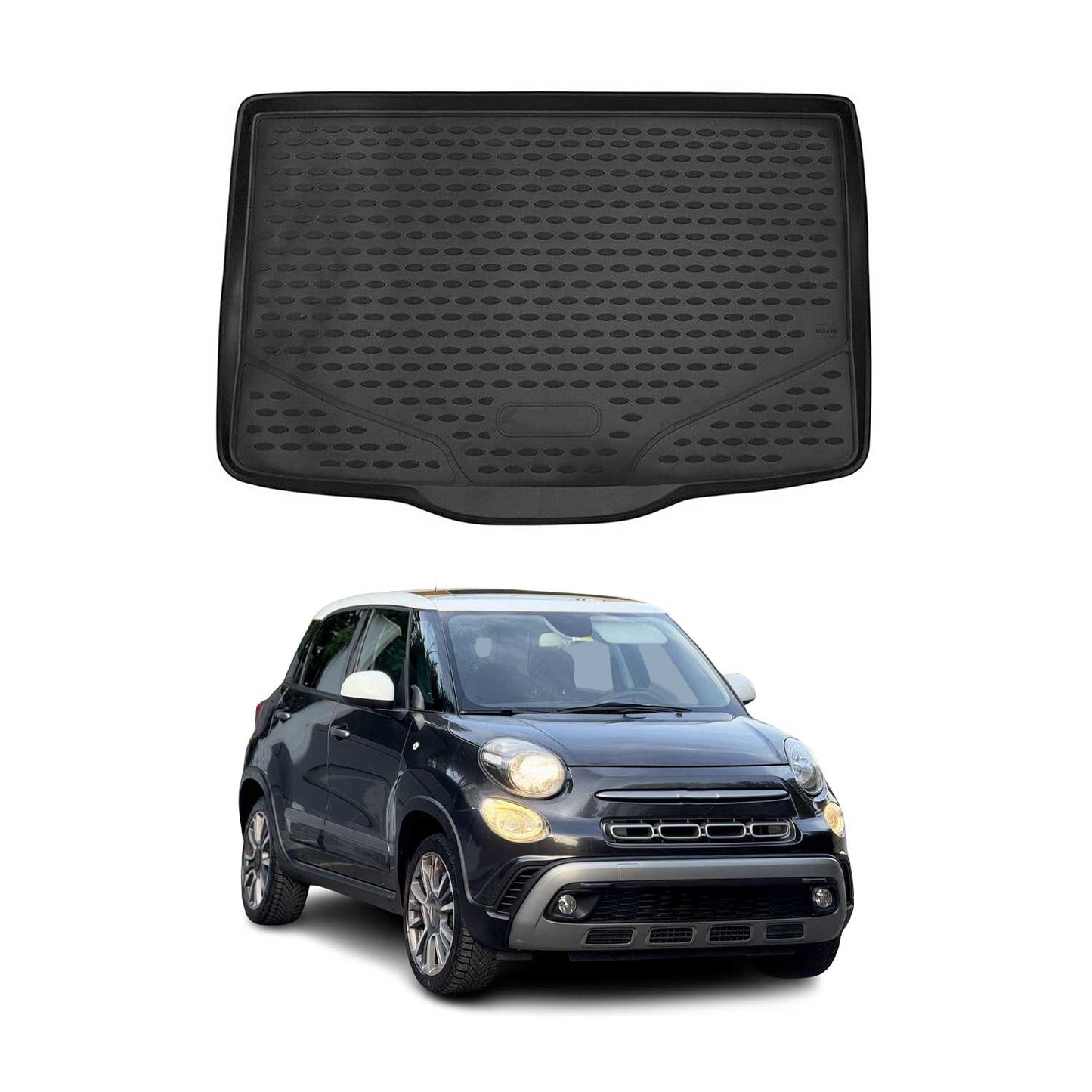 2014-2020 Fiat 500L Cargo Liner Trunk Mat All Weather Black