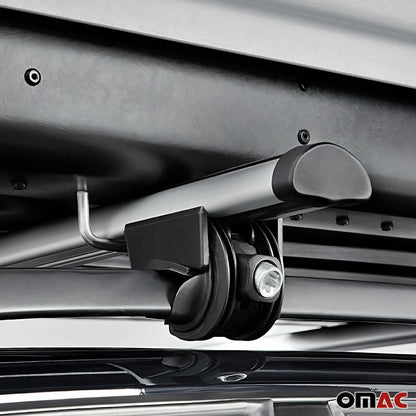 OMAC Roof Rack Cross Bars Lockable for Mercedes T Class 1990-2019 Aluminium Silver 2x U005813
