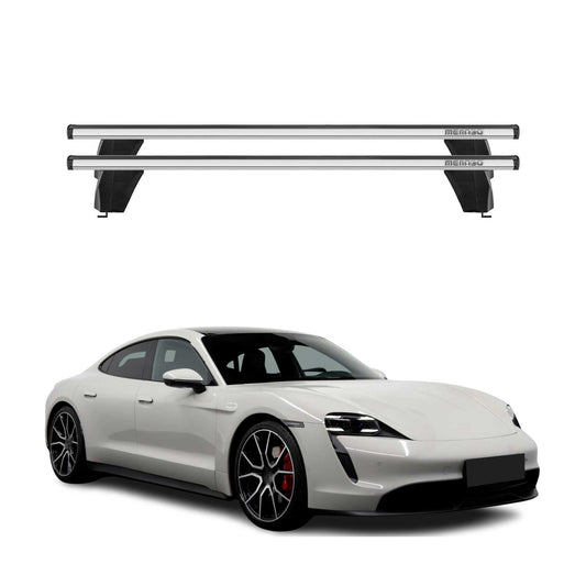 2020-2025 Porsche Taycan Roof Rack Cross Bars Silver