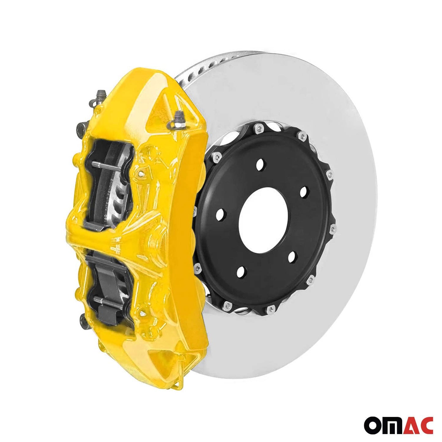 OMAC Brake Caliper Epoxy Based Car Paint Kit California Yellow Glossy High-Temp