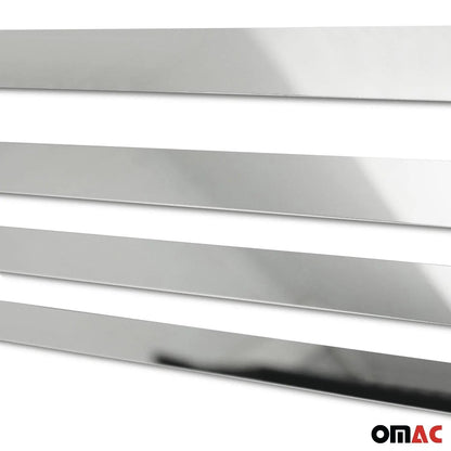 2014-2019 Ford Transit Connect Side Door Molding Trim Stainless Steel Silver 4x