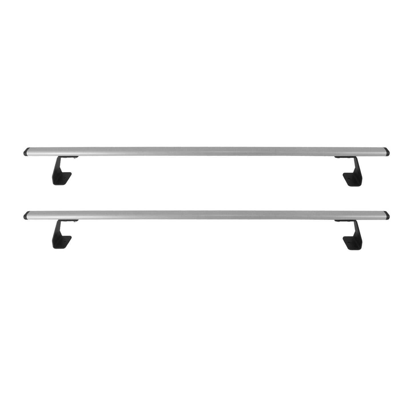 OMAC Trunk Bed Carrier Roof Racks Cross Bars for VW Caddy 2021-2024 Metal Silver 2Pcs 7566910-2
