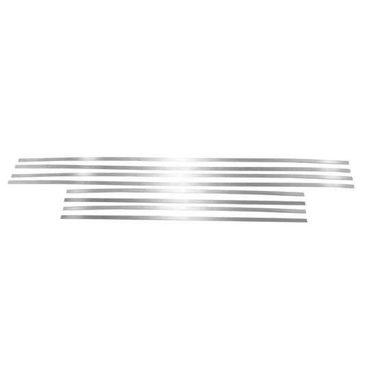 OMAC Door Sill Cover Decor Trim 8 Pcs Steel Fits Mercedes-Benz C-Class W202 1995-2001 4788DT091