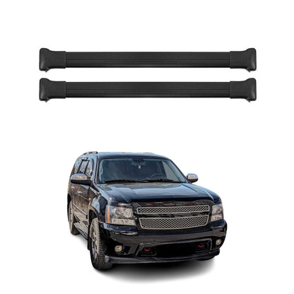 2007-2014 Chevrolet Tahoe Roof Rack Cross Bars Black