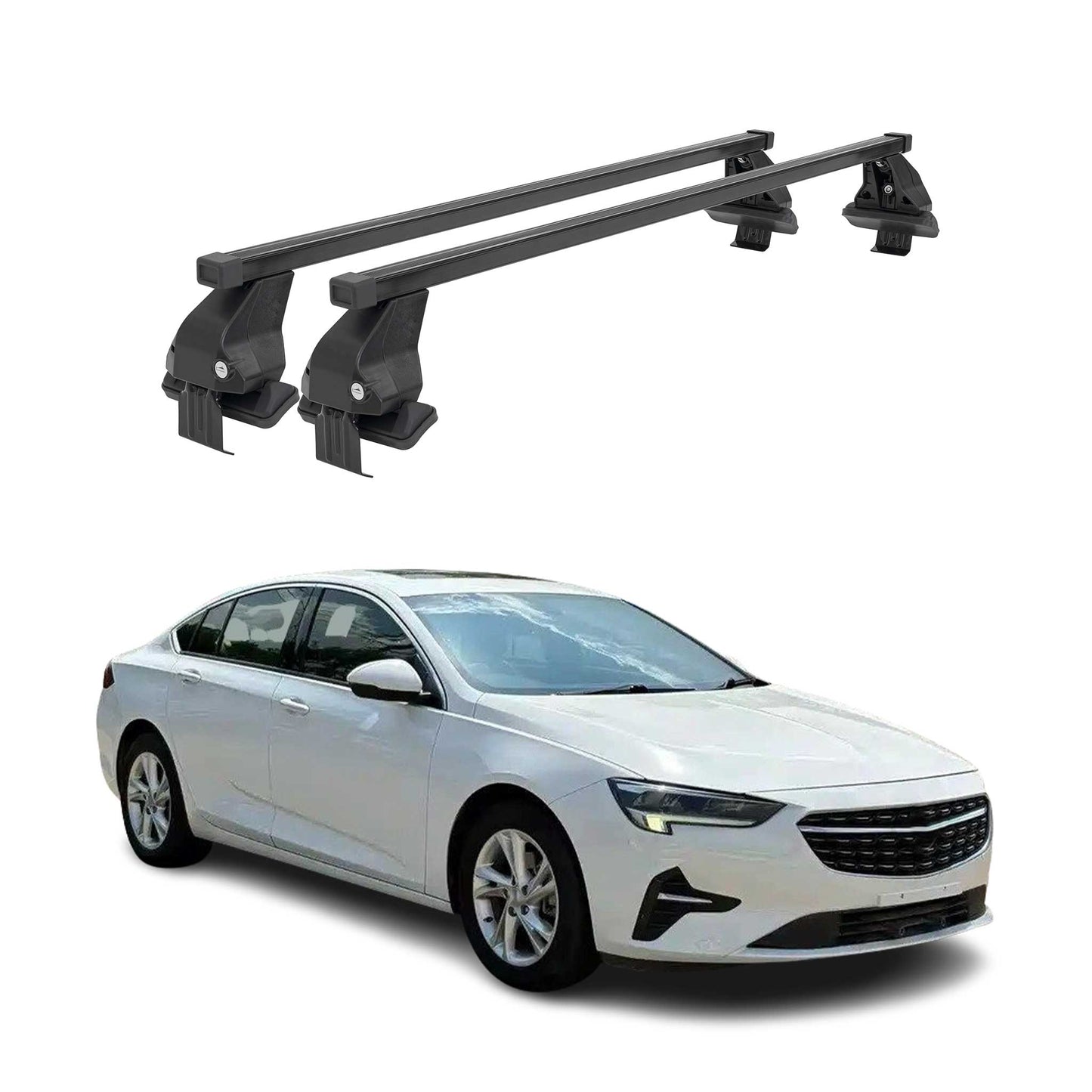 2018-2020 Buick Regal Sportback Roof Rack Cross Bars Black