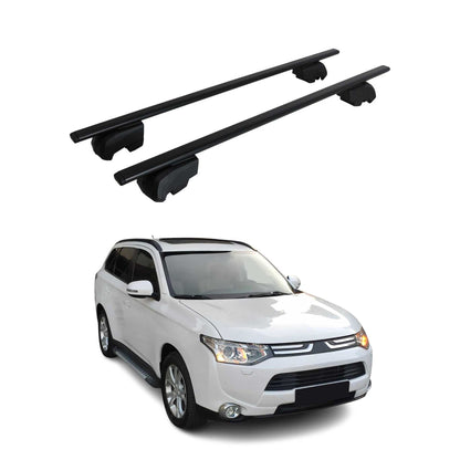 2011-2020 Mitsubishi Outlander Roof Rack Cross Bars Black