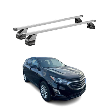 2018-2024 Chevrolet Equinox Roof Rack Cross Bars Silver