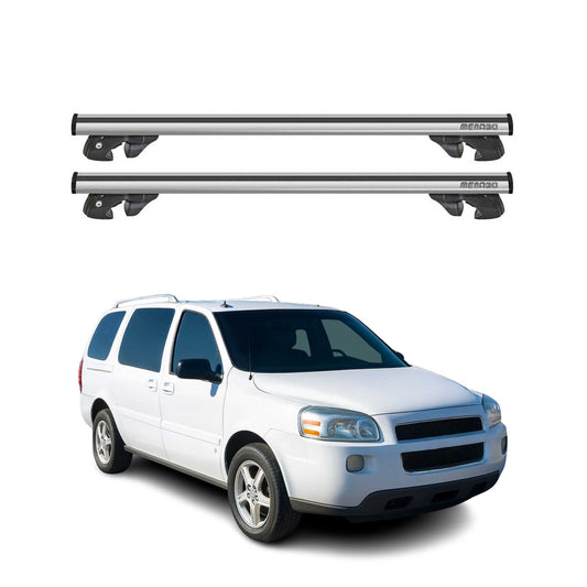 2005-2009 Chevrolet Uplander Roof Rack Cross Bars Silver