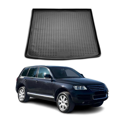 2004-2010 VW Touareg Cargo Liner Trunk Mat All Weather Black