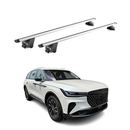 2024-2025 Lincoln Nautilus Roof Rack Cross Bars Luggage Carrier Alu Silver