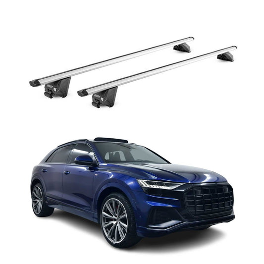 2019-2025 Audi Q8 Roof Rack Cross Bars Silver
