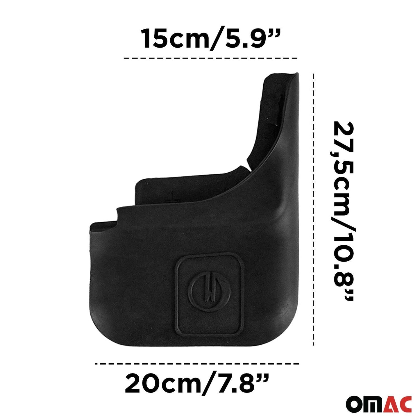 2011-2020 Dodge Journey Mud Guards Splash Mud Flaps Black 2Pcs