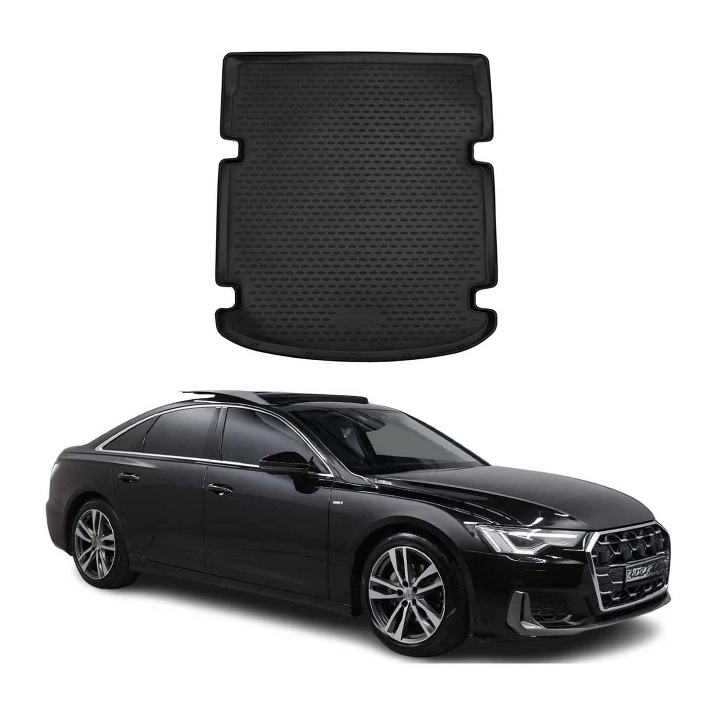 2019-2024 Audi A6 S6 Sedan C8 Cargo Liner Trunk Mat All Weather Black