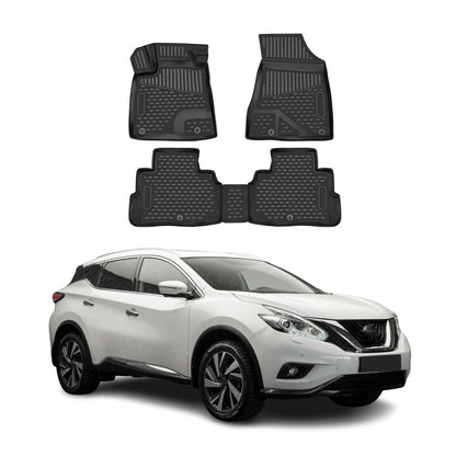 2020-2024 Nissan Murano Floor Mats Liners Full Set All Weather Black