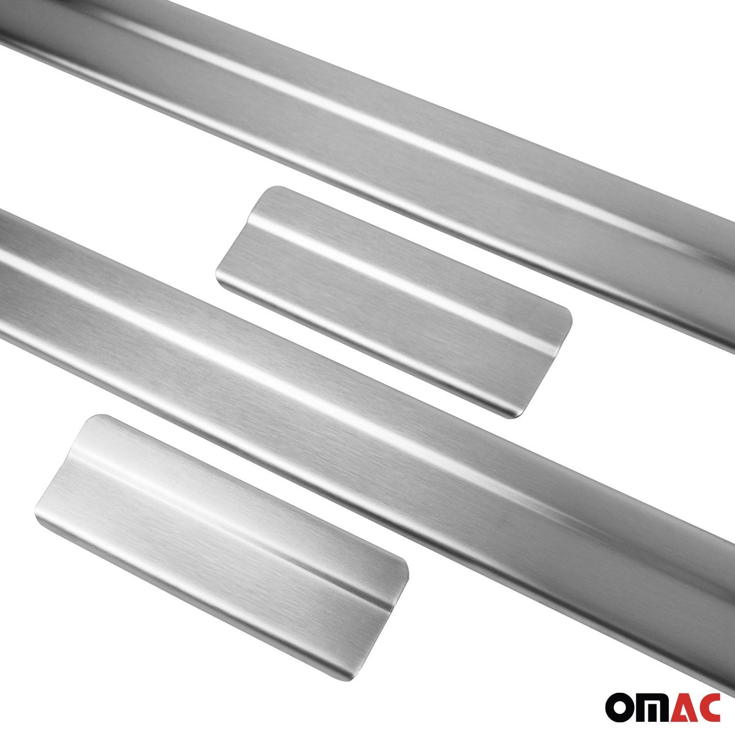 OMAC Door Sill Scuff Plate Scratch Protector for Nissan Kicks 2018-2024 Steel 4x 5028091T