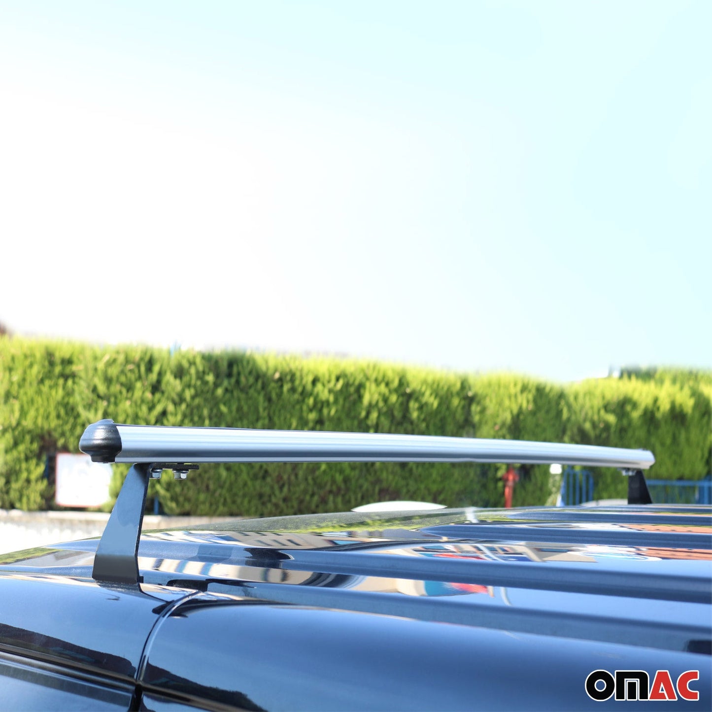 OMAC Trunk Bed Carrier Roof Racks Cross Bars for Honda CR-V 2017-2022 Alu Silver 2x '3414920