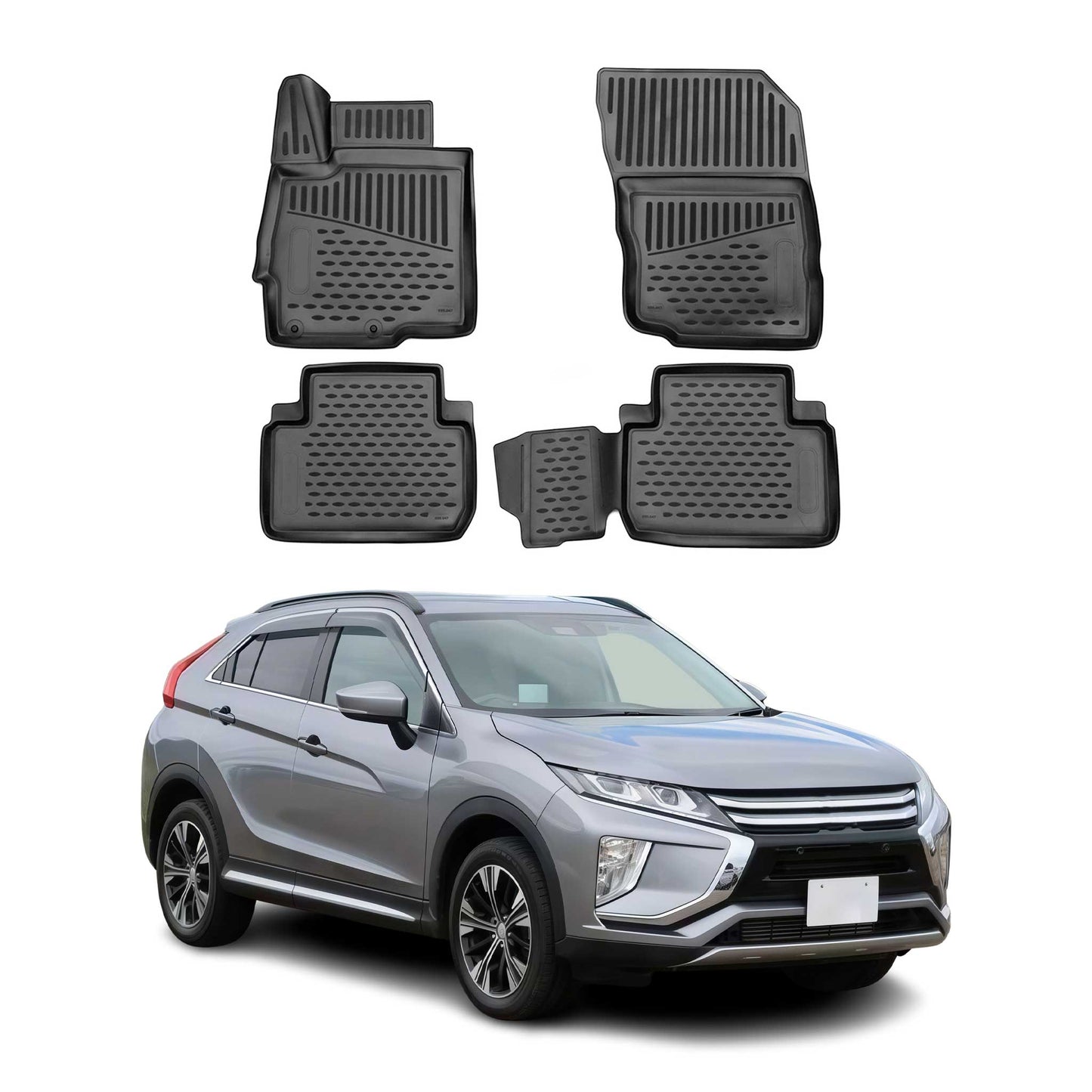 2018-2024 Mitsubishi Eclipse Cross Floor Mats Liners Full Set All Weather